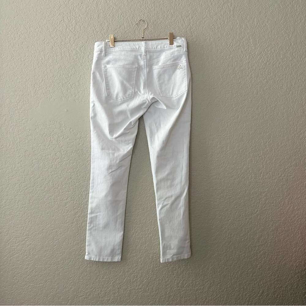 DL1961 Angel Skinny Ankle Jeans High Rise Denim White Size 28 - Picture 8 of 13